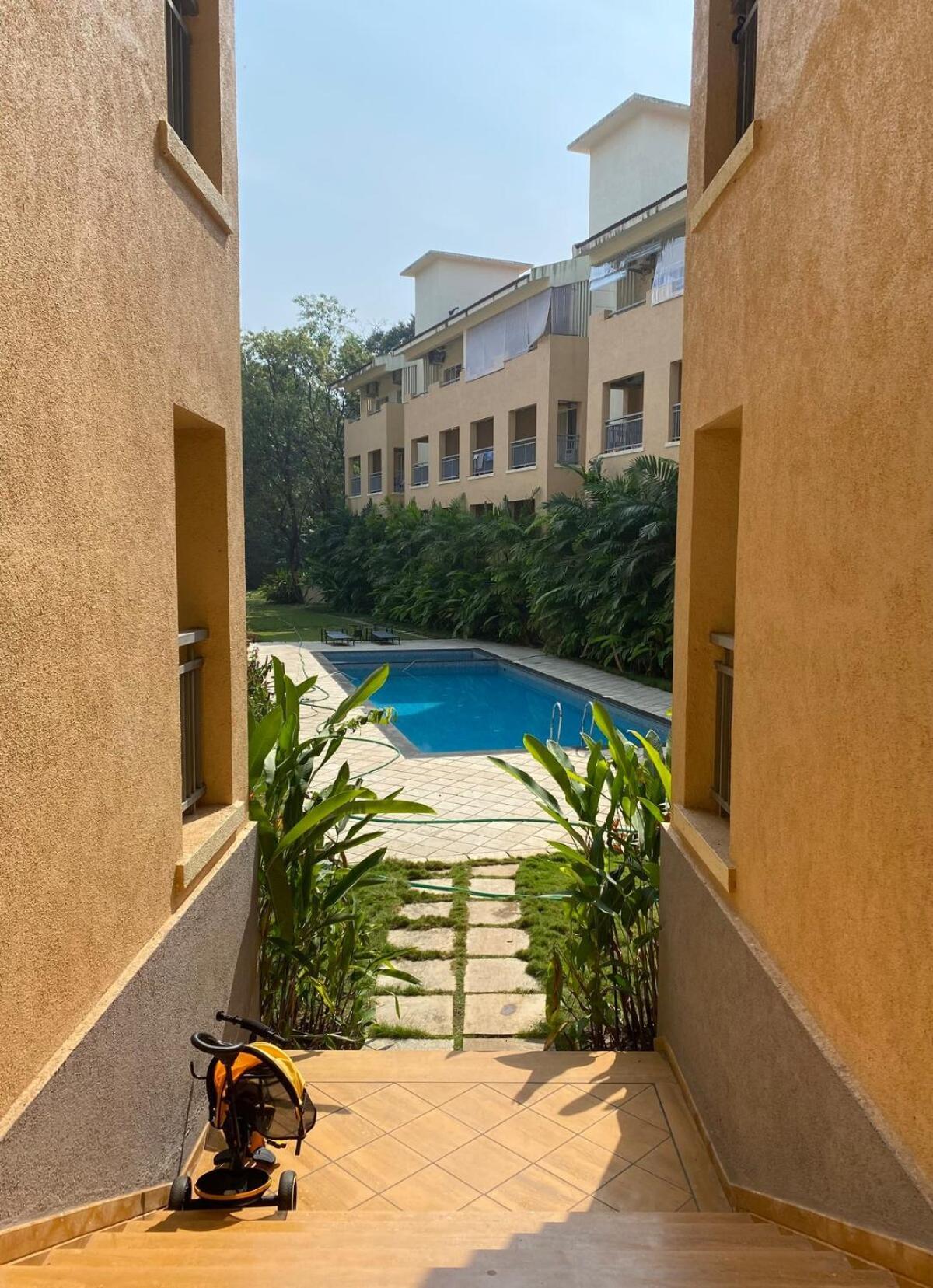 Charming 2Bhk Getaway In Siolim Apartment Exterior photo