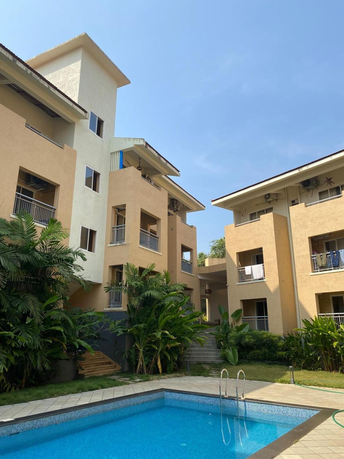 Charming 2Bhk Getaway In Siolim Apartment Exterior photo